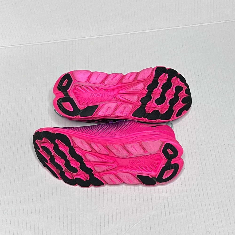Hoka Women's Purple and Hot Pink Athletic Running Shoes - Picture 8 of 11